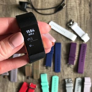 FitBit Charge 2 in rose gold